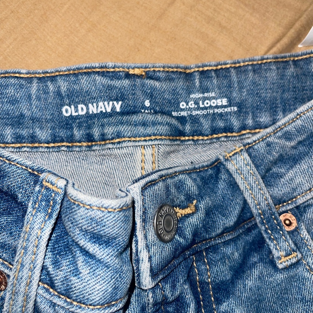 Old Navy Blue Denim High-Rise Jeans
